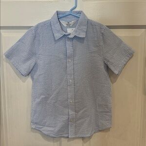 H&M Boys Button Down Striped Shirt Size 7/8